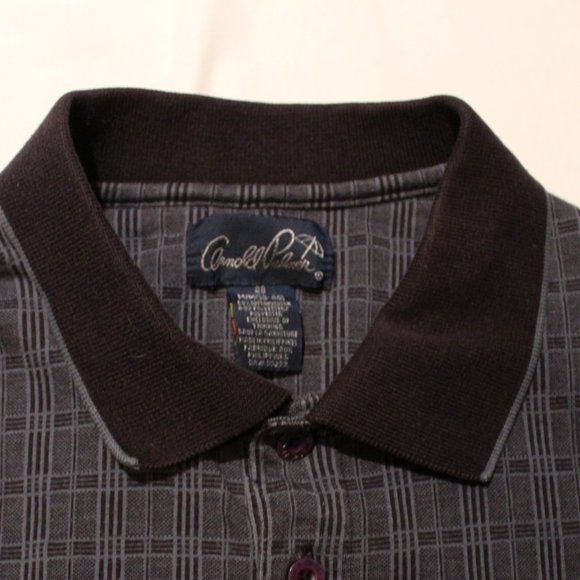 Arnold Palmer Grandad Long Sleeve Polo - Picture 2 of 5